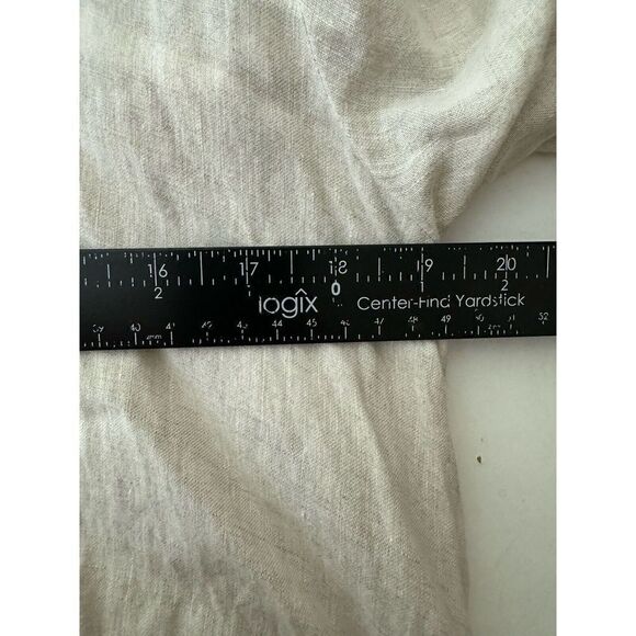Match Point Tunic Linen Cowl Neck Sun Washed beige Lagonlook Pockets Sz S - Picture 6 of 7